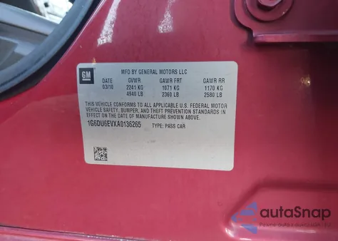 2010 Cadillac Sts Luxury Package from USA, damaged, VIN 1G6DU6EVXA0136265